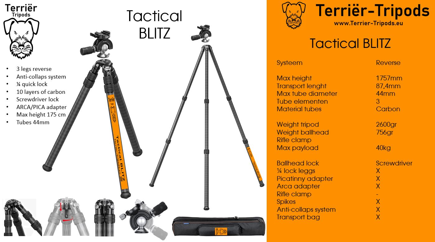 Terrier-Tripods Tactical BLITZ - Afbeelding 5