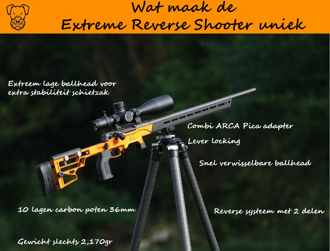 Terrier-Tripods Reverse extreme Shooter - Afbeelding 4