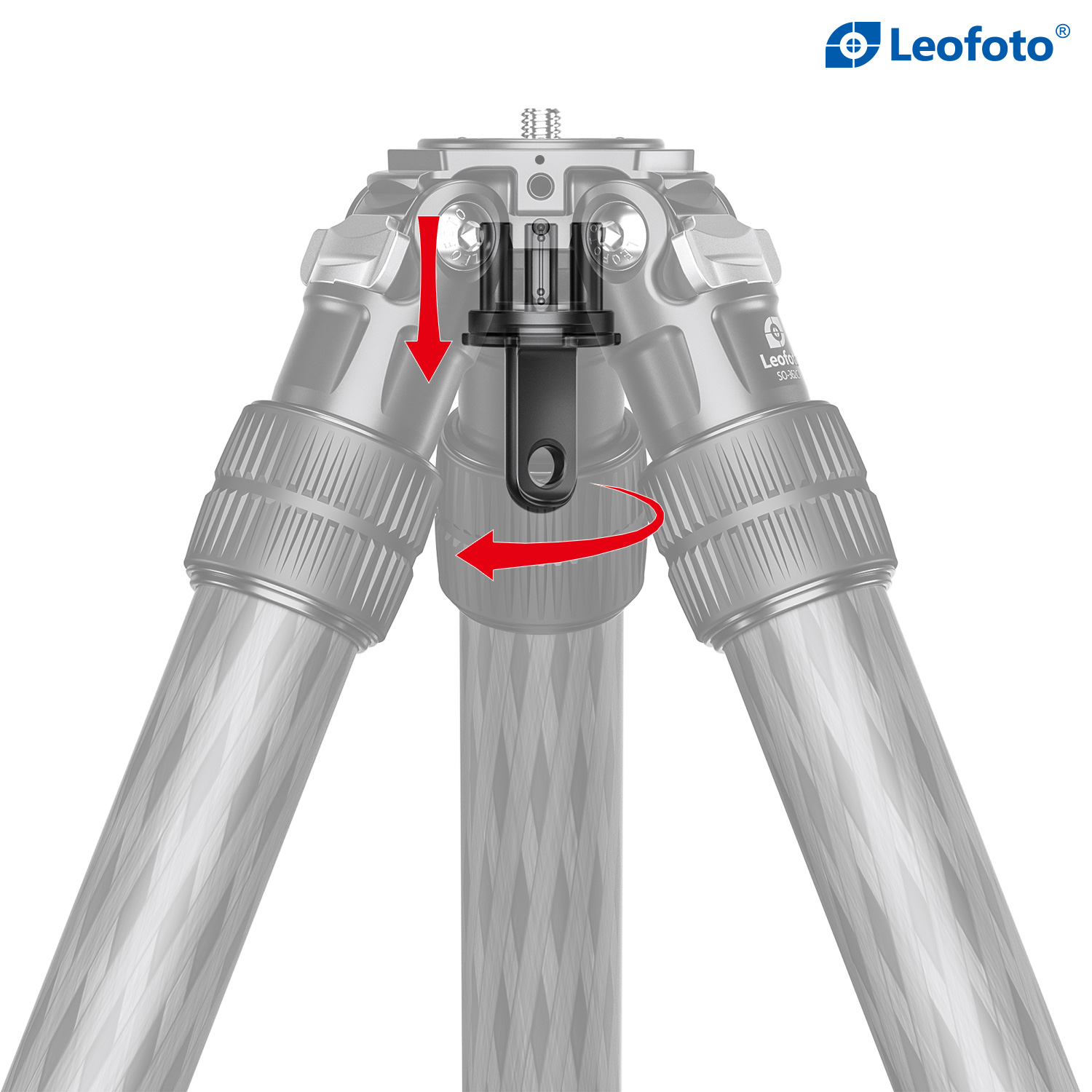 Leofoto - Carbon driepoot SO-363CP - Afbeelding 4